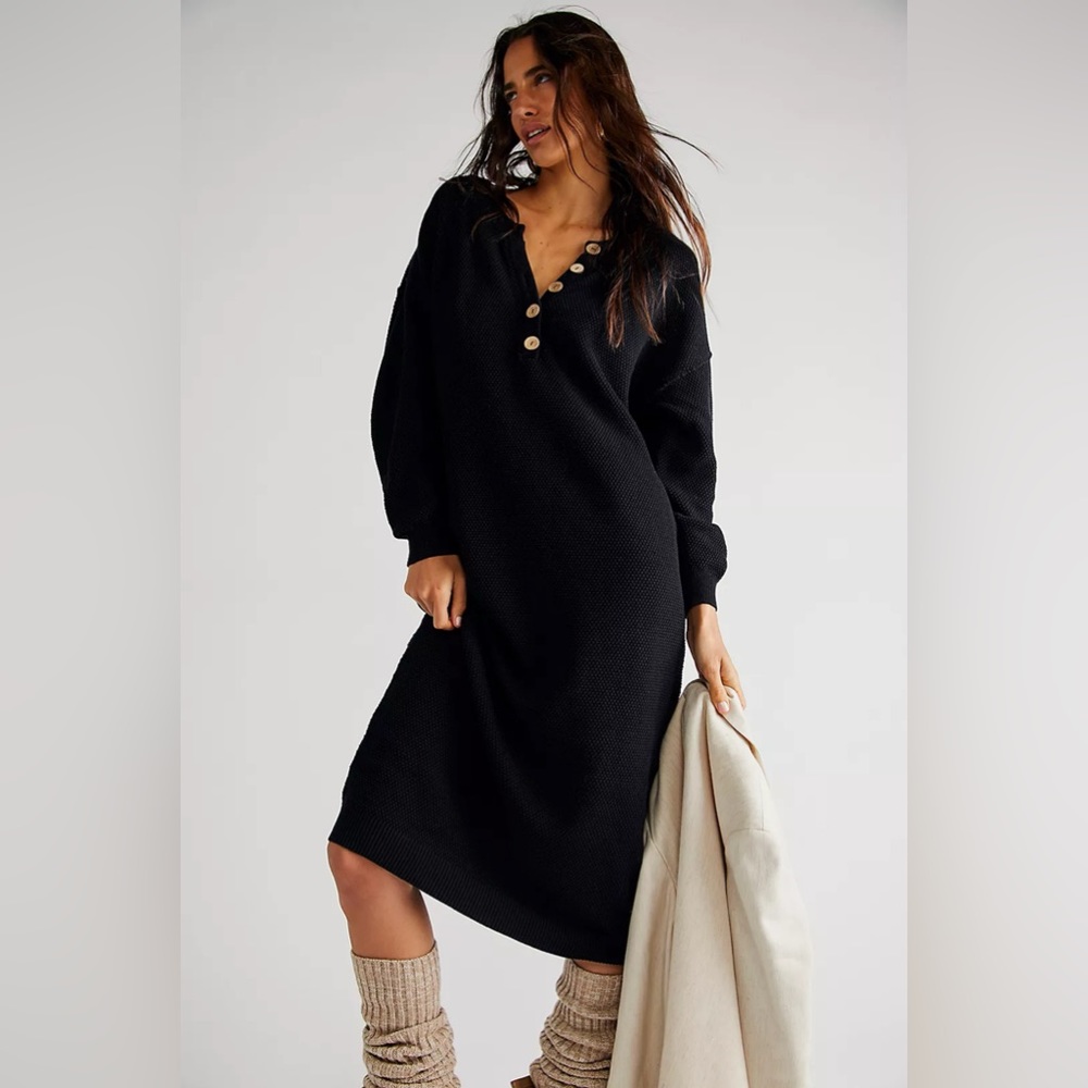 Free People Hailee Sweater Midi Size XS